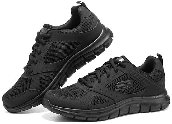 Skechers Sports Track 'Hitam Tulen' 232398-BBK Lookbook Skechers Sports Track 'Hitam Tulen' 232398-BBK