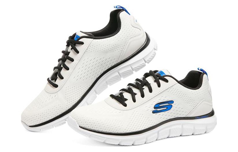 Lookbook Skechers Track ''Bianco Nero'' 232399-WBK