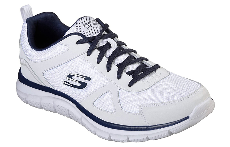 Lookbook Skechers Track 'White Blue' 52631-WNV