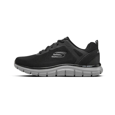 Skechers Track Broader Trainers 'Black Grey'