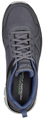 Skechers Track Kasut Lari Low-Top Biru/Kelabu 52631-GYNV Lookbook Skechers Track Kasut Lari Low-Top Biru/Kelabu 52631-GYNV