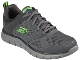 Lookbook Skechers Track-Syntac 低筒運動休閒鞋 炭黑色