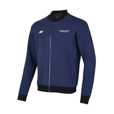 Skechers Training/Running Navy Letter Print Zip Jacket P423M096-02MZ