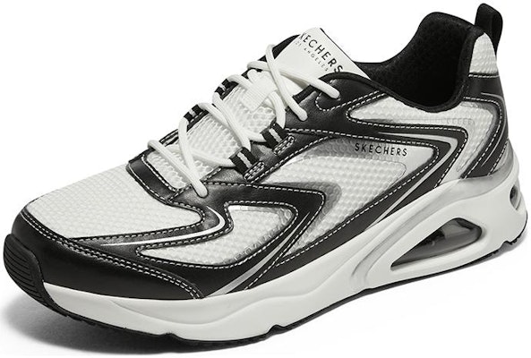 Skechers Tres-Air Vision Airy 'Putih Hitam' 183075-WBK Lookbook Skechers Tres-Air Vision Airy 'Putih Hitam' 183075-WBK