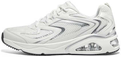 Skechers Tres-Air Vision Airy 'White Silver' 183075-WHT Skechers Tres-Air Vision Airy 'White Silver' 183075-WHT