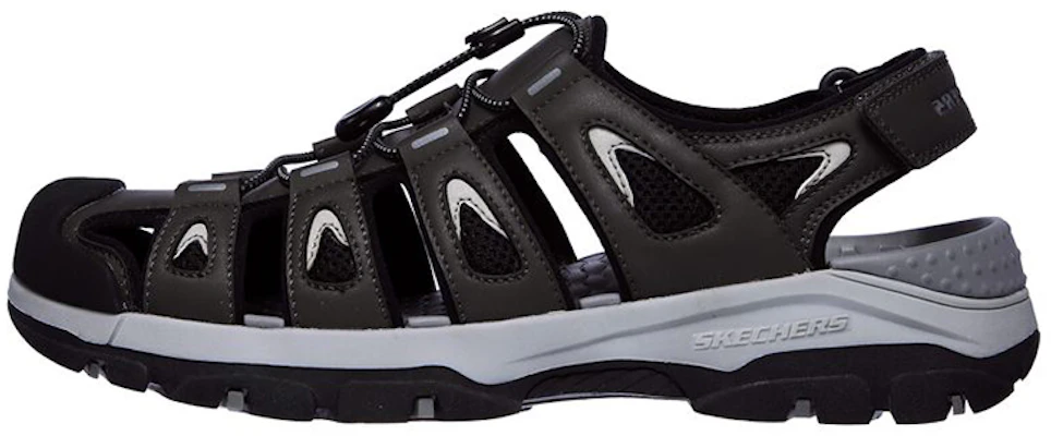 スケッチャーズ トレスメン-アウトシーン 'ブラックスポーツサンダル' 204111-GRY 204111-GRY Buy スケッチャーズ トレスメン-アウトシーン 'ブラックスポーツサンダル' 204111-GRY 204111-GRY