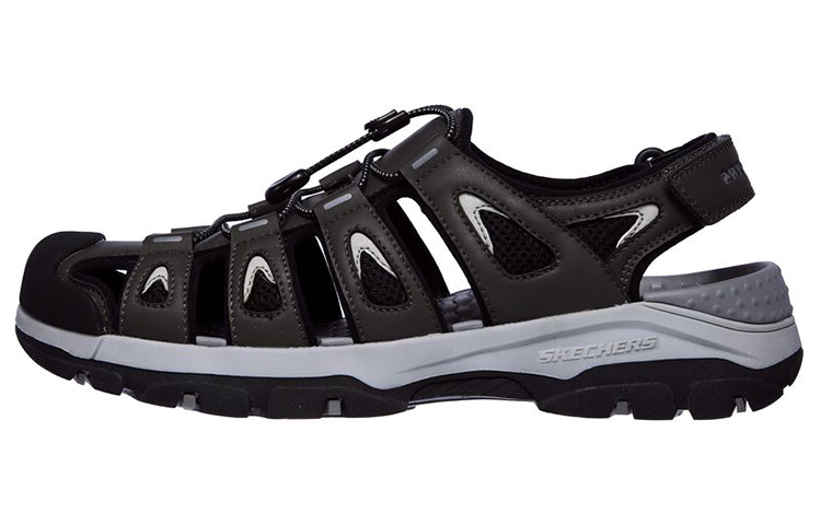 Skechers Tresmen-Outseen 'Black Sport Sandal' 204111-GRY