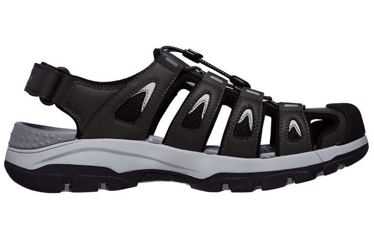 Order Skechers Tresmen-Outseen ''Sandale de Sport Noire''. 204111-GRY
