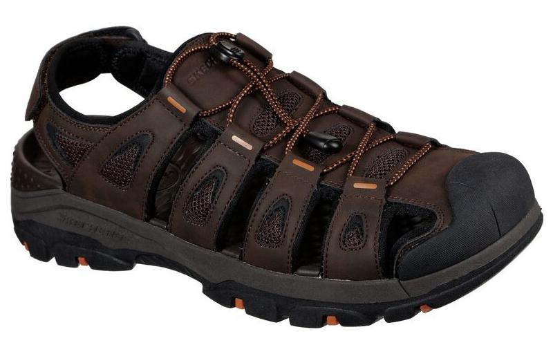 Lookbook Skechers Tresmen-Outseen ''Chocolate'' Scarpe Uomo Marrone 204111-CHOC
