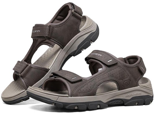 Skechers Tresmen Freizeit Schokoladenbraune Sandalen 204105-CHOC Lookbook Skechers Tresmen Freizeit Schokoladenbraune Sandalen 204105-CHOC