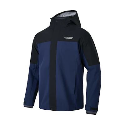 Skechers Two-Way Zip-Up Hoodie Jacket Navy Academy Blue P423M167-02MZ