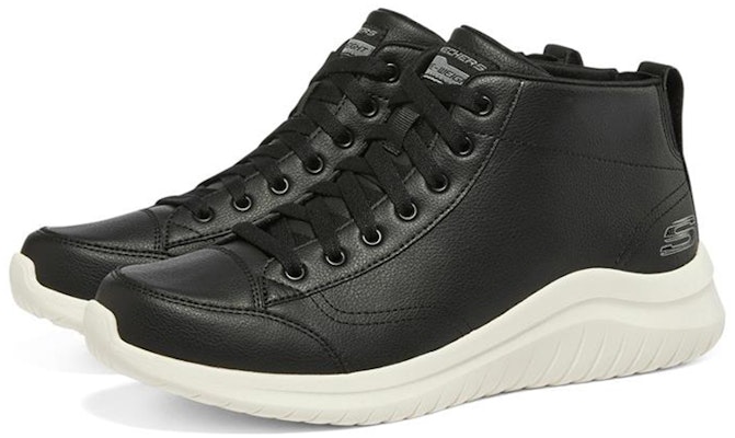 Skechers Ultra Flex 2.0 中筒休閒運動鞋 黑白色 Lookbook Skechers Ultra Flex 2.0 中筒休閒運動鞋 黑白色