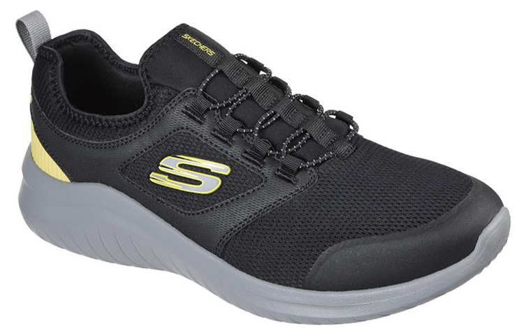 Lookbook Skechers Ultra Flex 2.0 ''Respirantes Durables Basses Noir Gris'' 232208-BKYL