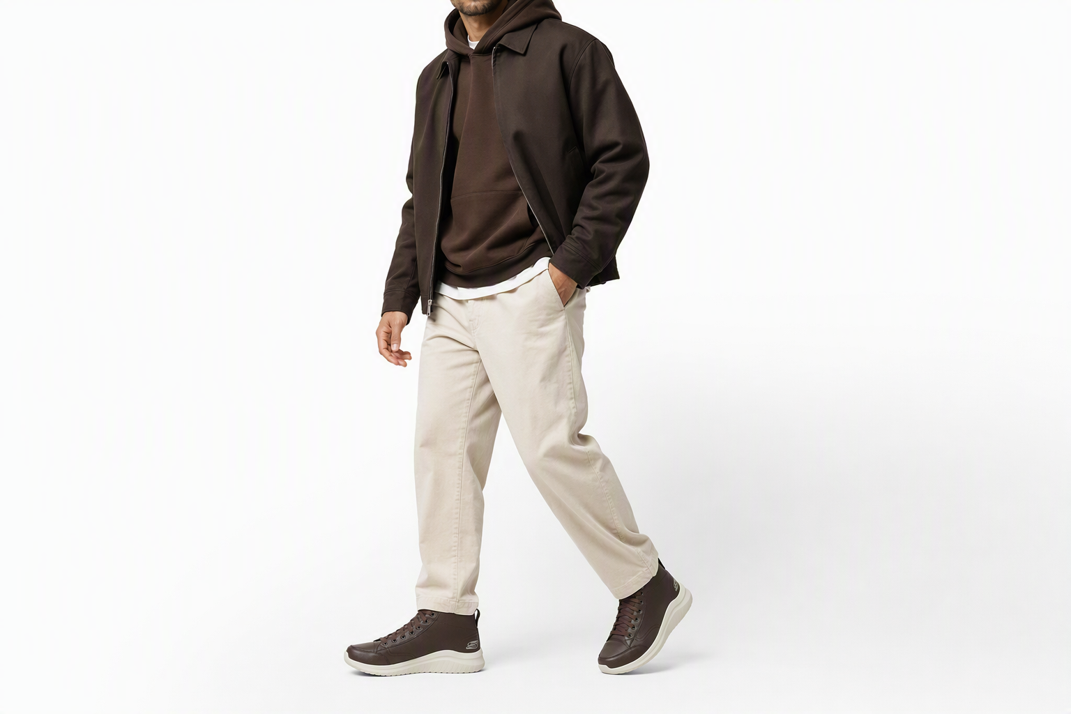 Order Skechers Ultra Flex 2.0 高筒運動休閒鞋 巧克力色