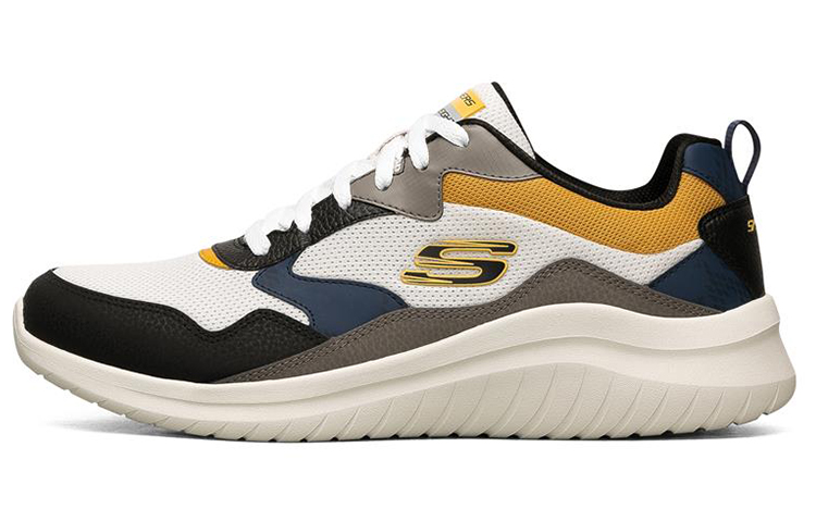 Skechers Ultra Flex 2.0 Low-Top Running Shoes Black/Yellow/White 232207-WMLT