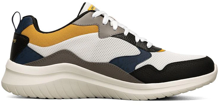 Skechers Ultra Flex 2.0 Sepatu Lari Low-Top Hitam/Kuning/Putih 232207-WMLT Order Skechers Ultra Flex 2.0 Sepatu Lari Low-Top Hitam/Kuning/Putih 232207-WMLT