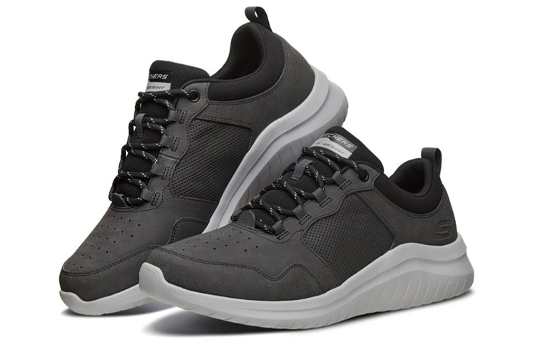 Lookbook Skechers Ultra Flex 2.0 Laufschuhe Grau/Weiß/Schwarz 52779-BLK