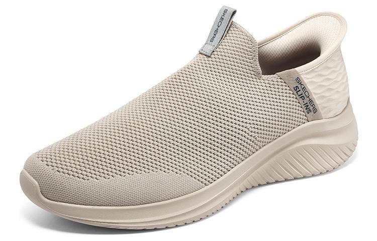 Lookbook Skechers Ultra Flex 3.0 閃穿鞋 防滑耐磨 低筒 運動休閒鞋 男款 米色