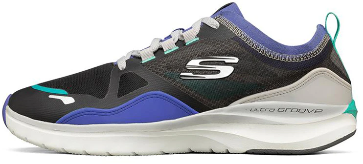 skechers-ultra-groove-black-blue-232251-bkbl