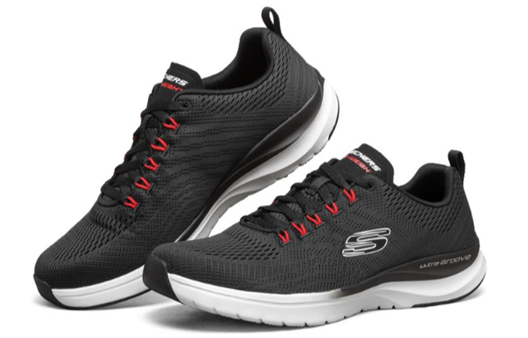Lookbook Skechers Ultra Groove Black/Red 232032-BLK
