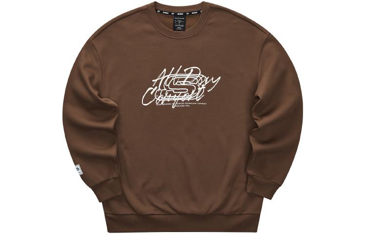 Skechers Unisex Crewneck Pullover Sweatshirt Coffee Brown L323U124-03JJ