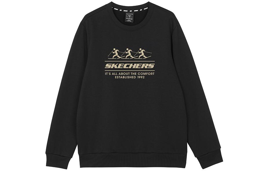 Skechers Unisex Crewneck Sweatshirt with Logo and Graphic Print L422U233
