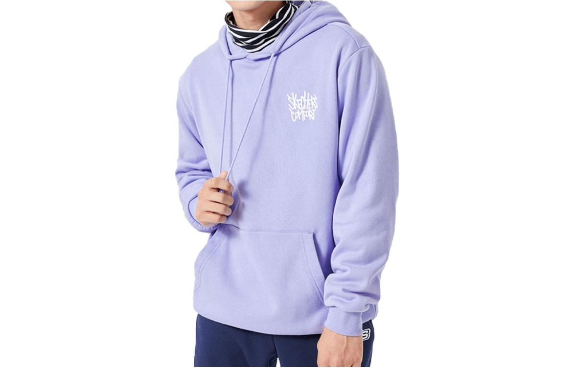 Skechers Unisex Fleece Hooded Pullover Sweatshirt in Sweet Lavender L322U105-01DU