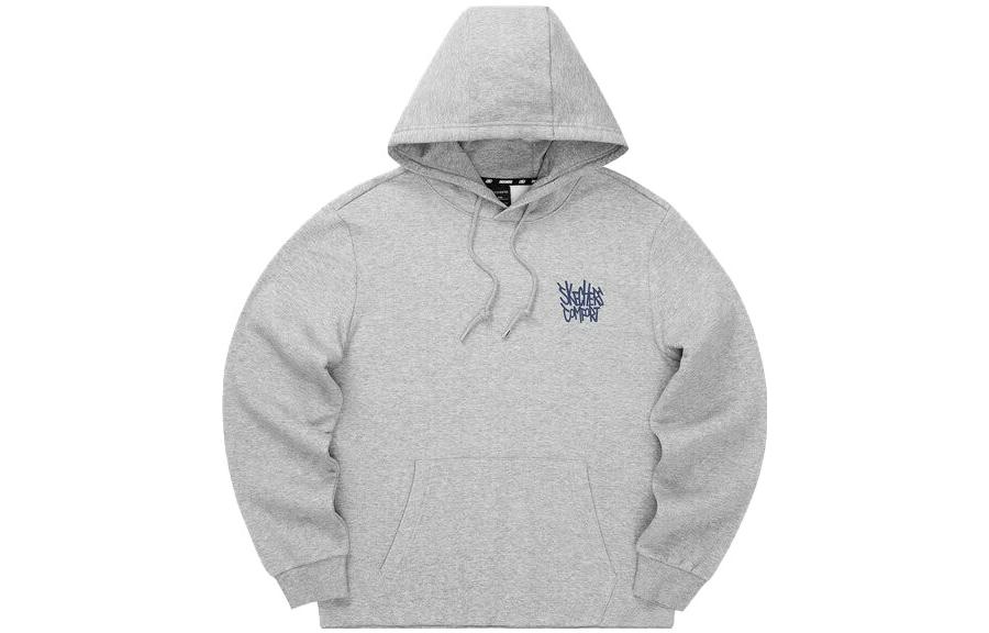 Skechers Unisex Fleece Hoodie - Heather Gray Pullover Sweatshirt L322U105-004F