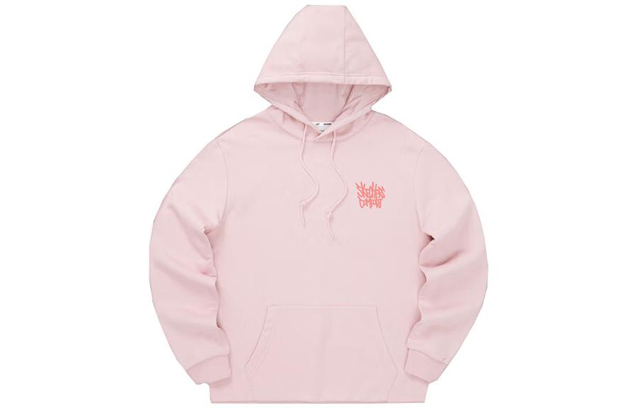 Skechers Unisex Fleece Hoodie Sweatshirt Gray Pink L322U105-01NX