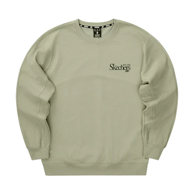 Skechers Unisex Green Crewneck Letter Casual Sweatshirt L324U064-04AU