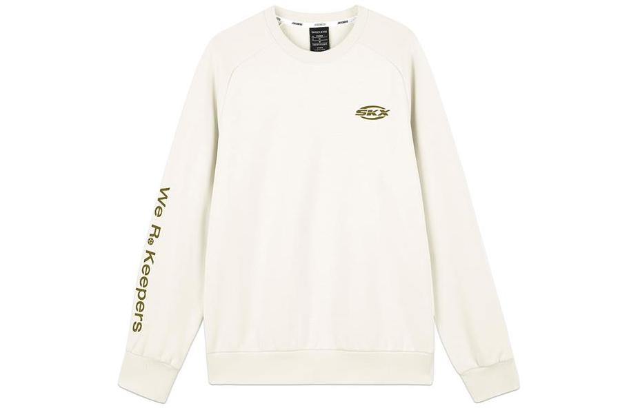 Skechers Unisex Knitted Pullover Sweatshirt with Logo Letter Print L422U099