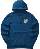 Skechers Unisex Letter Hoodie Pullover in Poseidon Blue L423U094-00H1 Skechers Unisex Letter Hoodie Pullover in Poseidon Blue L423U094-00H1