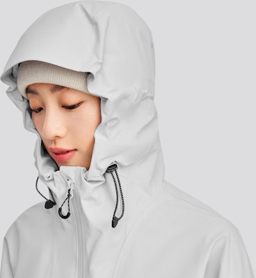 Skechers 男女款輕量UPF50+防水防風外套 月灰色. L424U189-00MV Details for Skechers 男女款輕量UPF50+防水防風外套 月灰色. L424U189-00MV