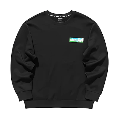 Skechers Unisex Logo Print Crewneck Pullover Sweatshirt L420U279