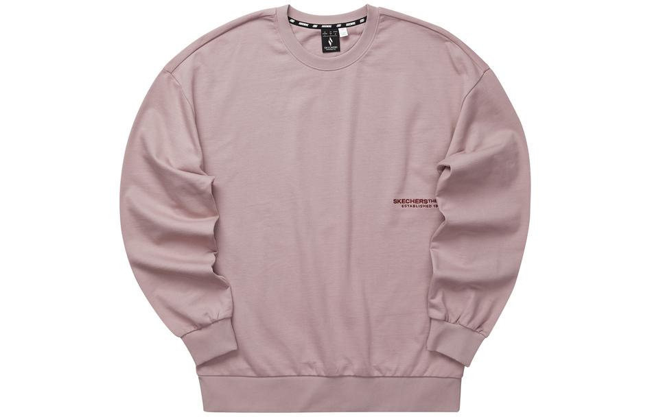 Skechers Unisex Minimalist Crewneck Sweatshirt in Wood Rose Pink L124U155-04JD