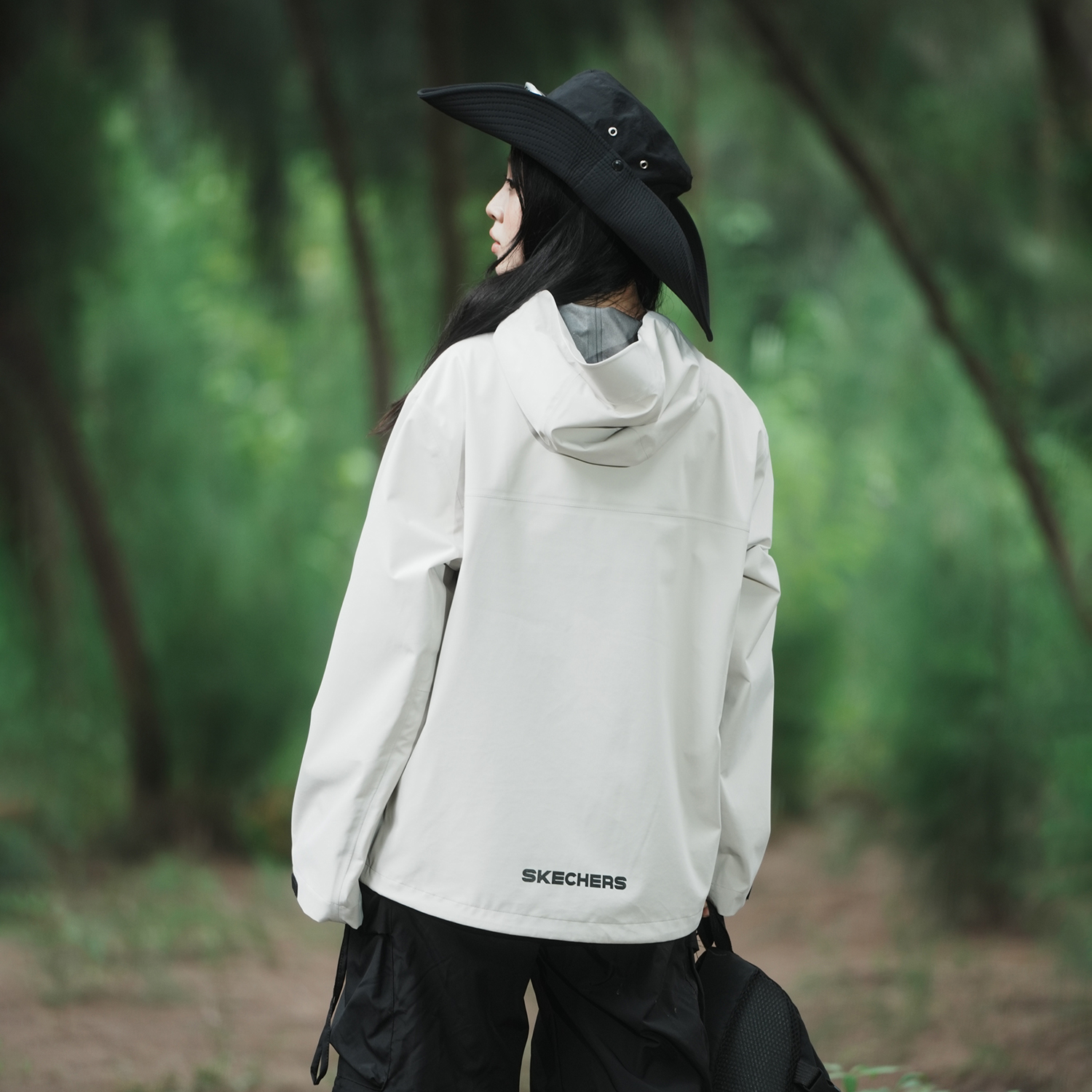 Skechers Unisex Outdoor Hooded Windbreaker Jacket - Stylish, Warm, Waterproof L424U286 圖 16