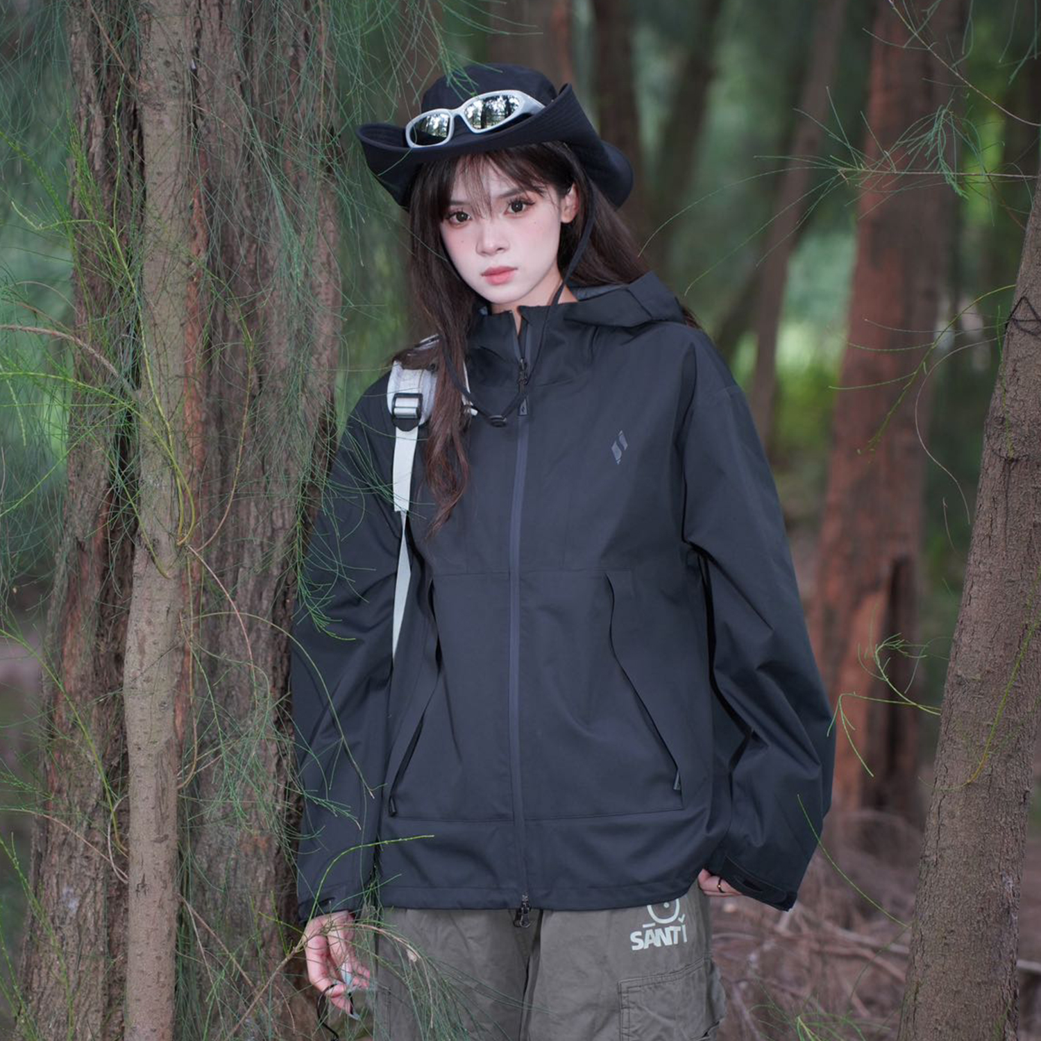 Skechers Unisex Outdoor Hooded Windbreaker Jacket - Stylish, Warm, Waterproof L424U286 圖 4