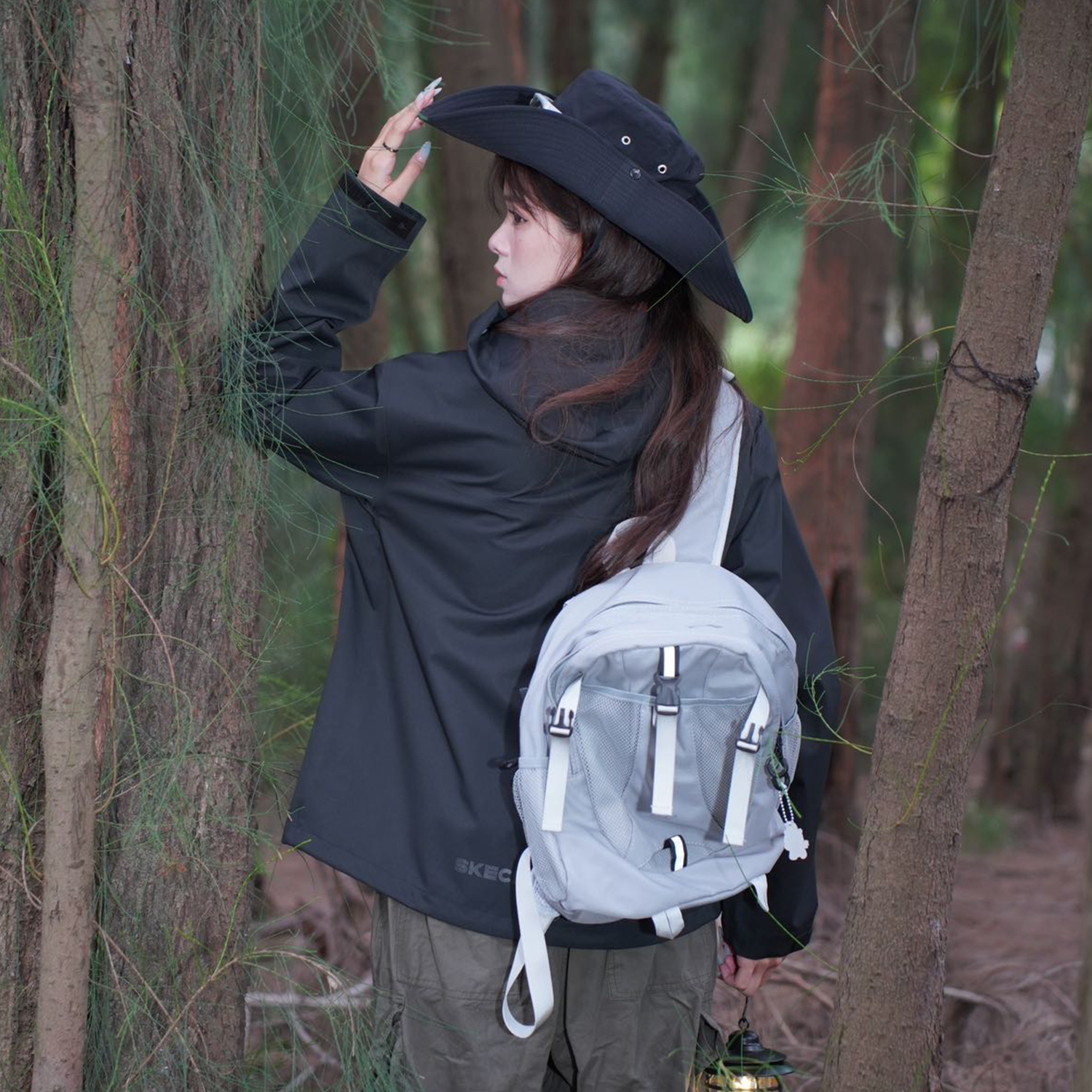 Skechers Unisex Outdoor Hooded Windbreaker Jacket - Stylish, Warm, Waterproof L424U286 圖 7