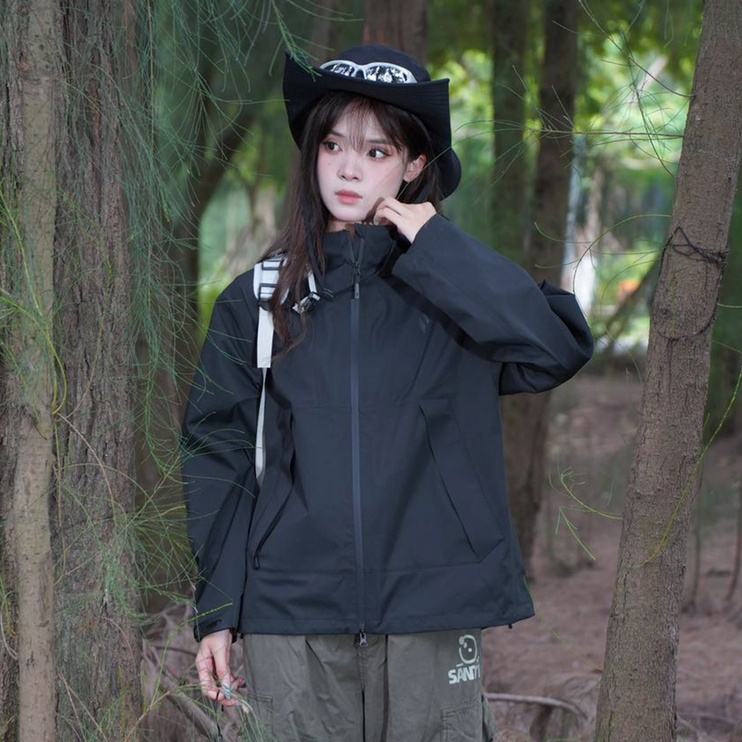 Skechers Unisex Outdoor Hooded Windbreaker Jacket - Stylish, Warm, Waterproof L424U286 圖 9