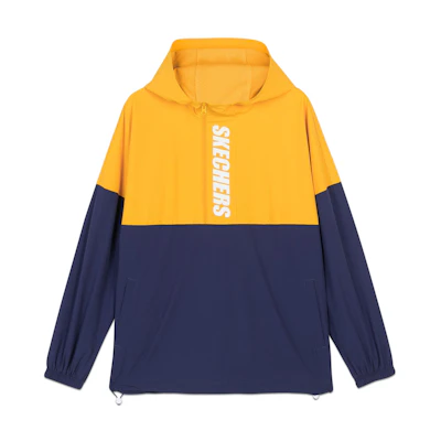 Skechers Unisex Pullover Hoodie Jacket with Letter Print in Medieval Blue L320U226-007D