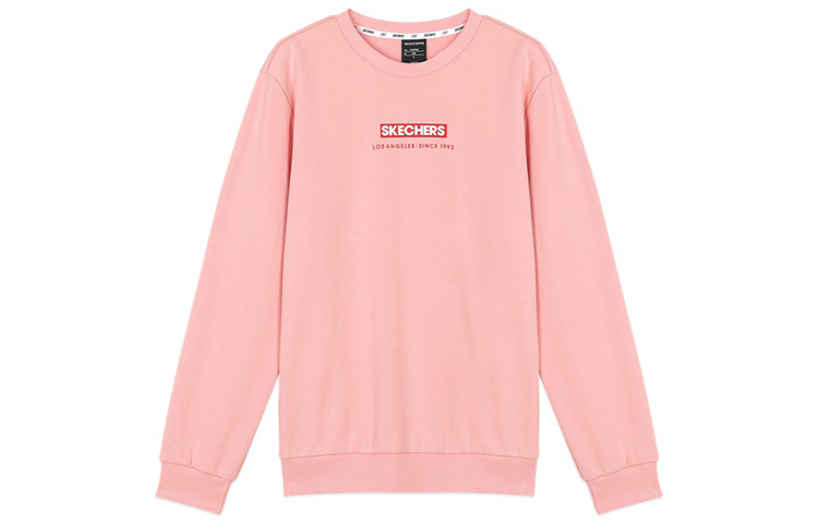 Skechers Unisex Pullover Sweatshirt with Logo - Quartz Pink L320U110-00K7