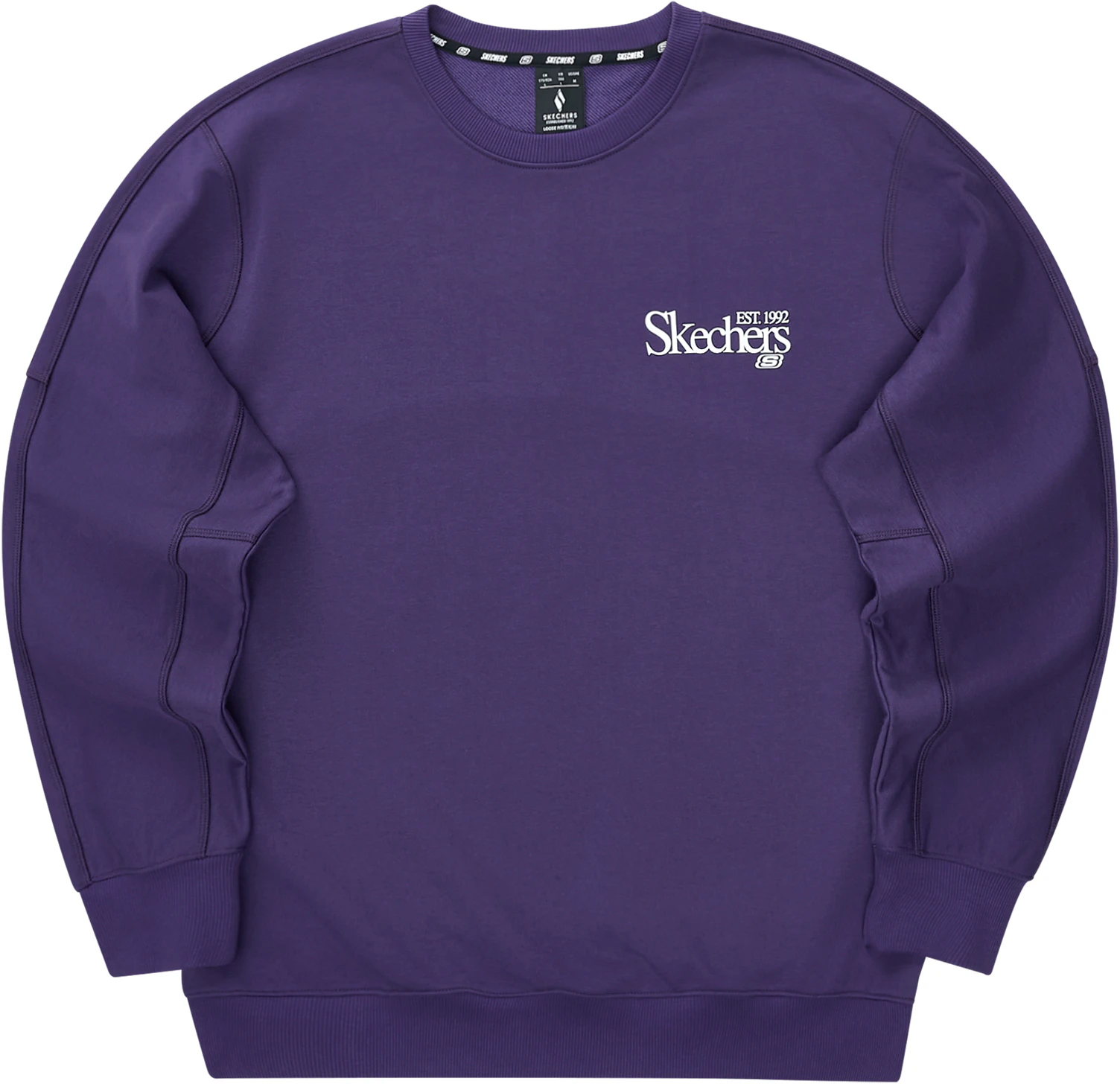 skechers-unisex-purple-crewneck-letter-casual-comfort-long-sleeve-sweatshirt-l324-u064-04-qu