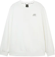 Skechers Unisex Soft Cottony White Crewneck Long Sleeve Sweatshirt L424U169-0074 Skechers Unisex Soft Cottony White Crewneck Long Sleeve Sweatshirt L424U169-0074