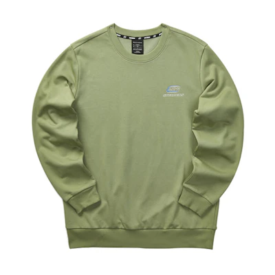 Skechers Unisex Solid Color Casual Sweatshirt Chrome Green L323U122-01MX