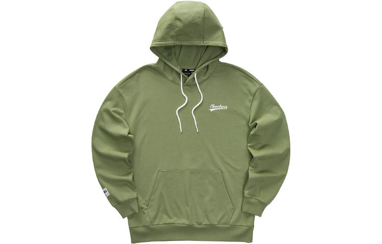 Skechers Unisex Solid Color Chrome Green Vintage Hoodie L323U077-01MX