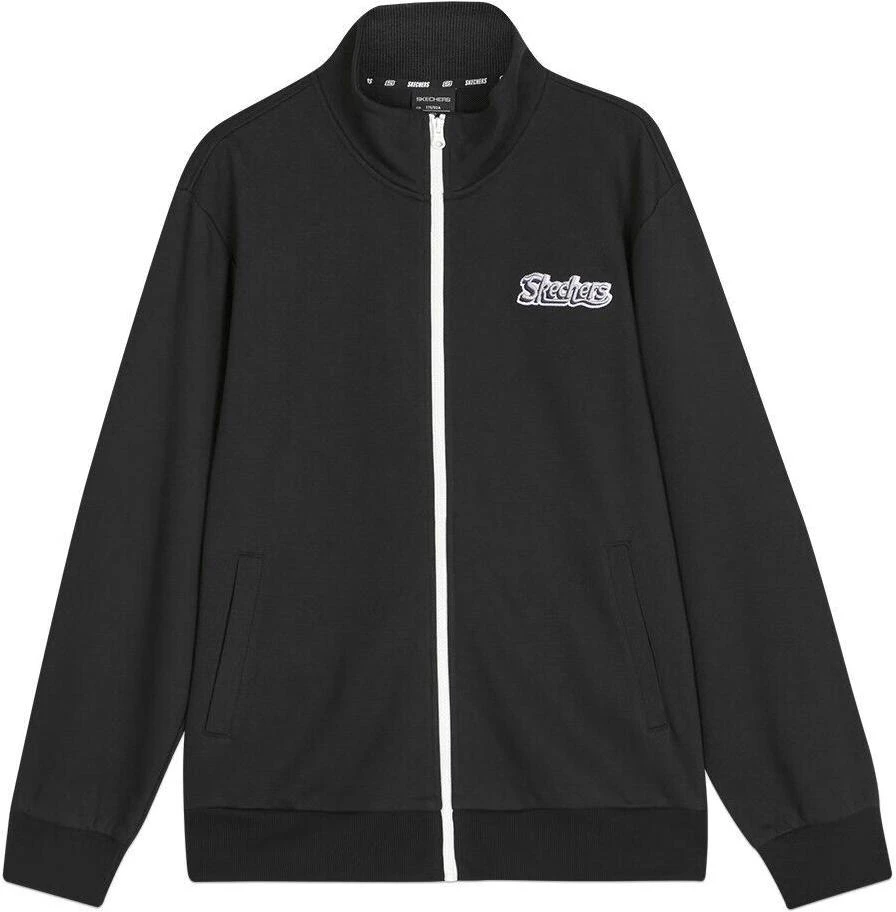 skechers-unisex-solid-color-loose-fit-stand-collar-zip-jacket-carbon-black-l423-u095-0018