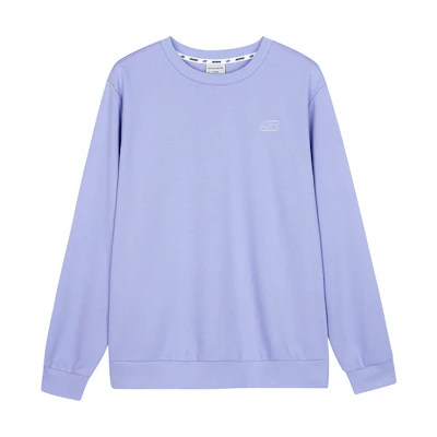 Skechers Unisex Solid Lavender Crewneck Oversized Sweatshirt L422U130-01DU
