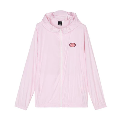 Skechers Unisex Solid Logo Zip-Up Hoodie Jacket - Light Pink L224U053-03JG