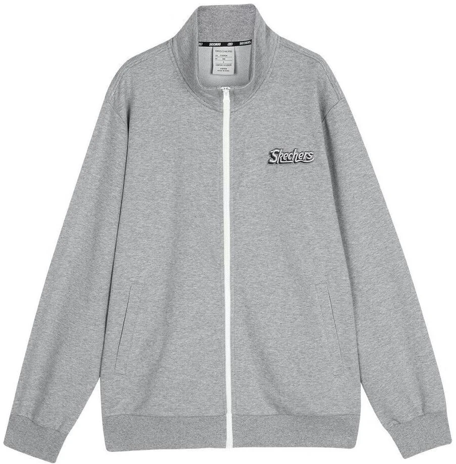 skechers-unisex-solid-loose-fit-stand-collar-zip-jacket-in-heather-gray-l423-u095-004-f