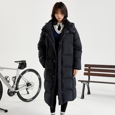 Skechers Jaket Down Hoodie Tahan Air Unisex Gaya Kasual Outdoor. L424U281 5